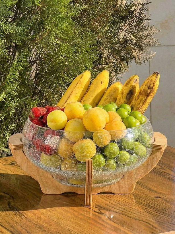 میوه خوری آبگز کویین پایه چوبی